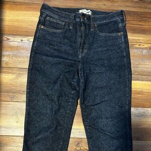 Madewell stove pipe jeans-gently worn